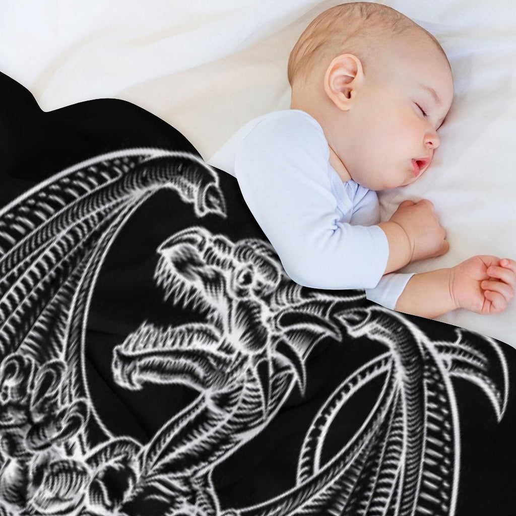 Dungeons And Dragons Design Plush Throw Blanket