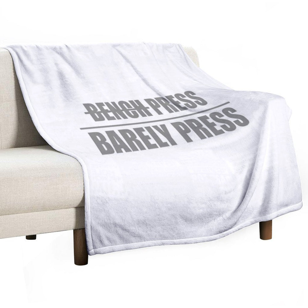 Bench Press, Barely Press Compact Throw Blanket