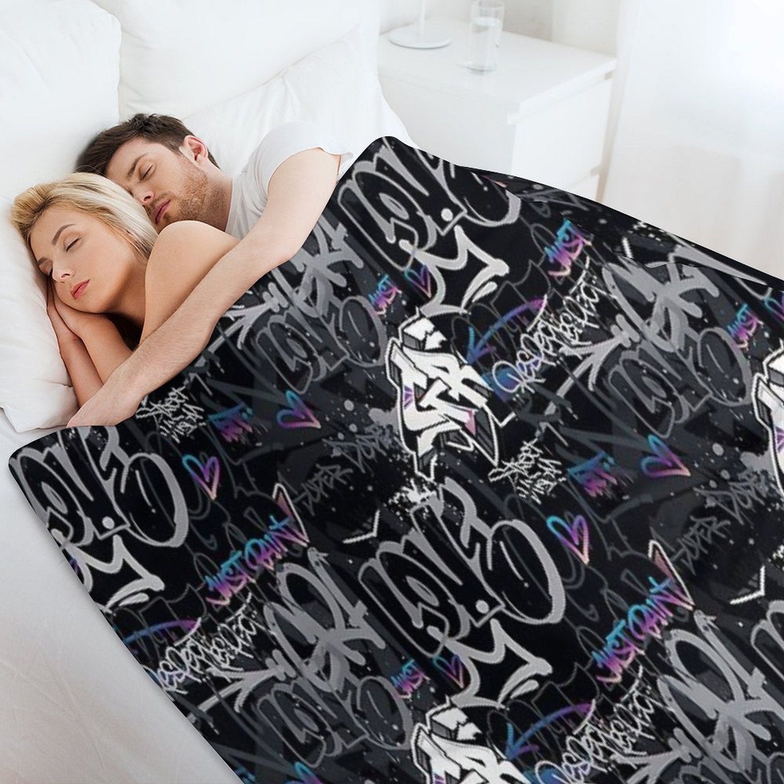 Graffiti Street Art Compact Throw Blanket