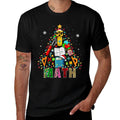 Math Santa Elf Teaching Tools As Christmas Tree Colourful  Fade-proof Color T-Shirt