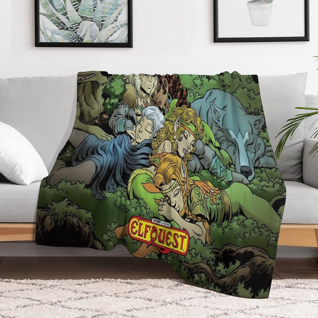 ElfQuest True Peace II Sustainable Throw Blanket