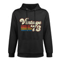 Womens Vintage 1973 Birthday Layering Staple Hoodie