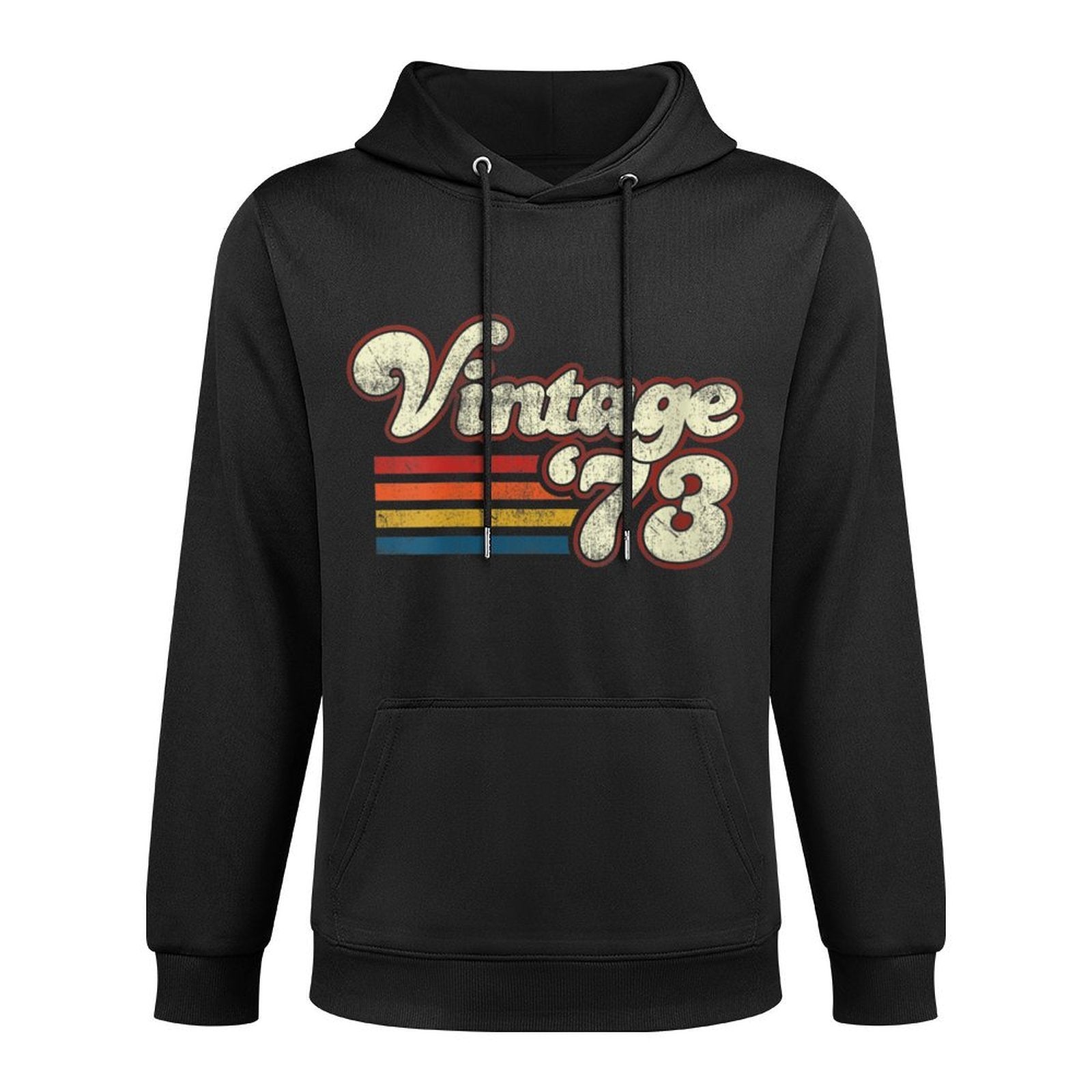 Womens Vintage 1973 Birthday Layering Staple Hoodie