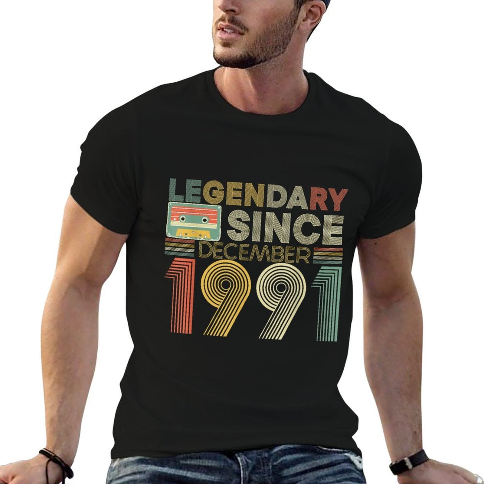 Legendary Since Tape Bday December 1991 30Th Birthday  Soft T-Shirt