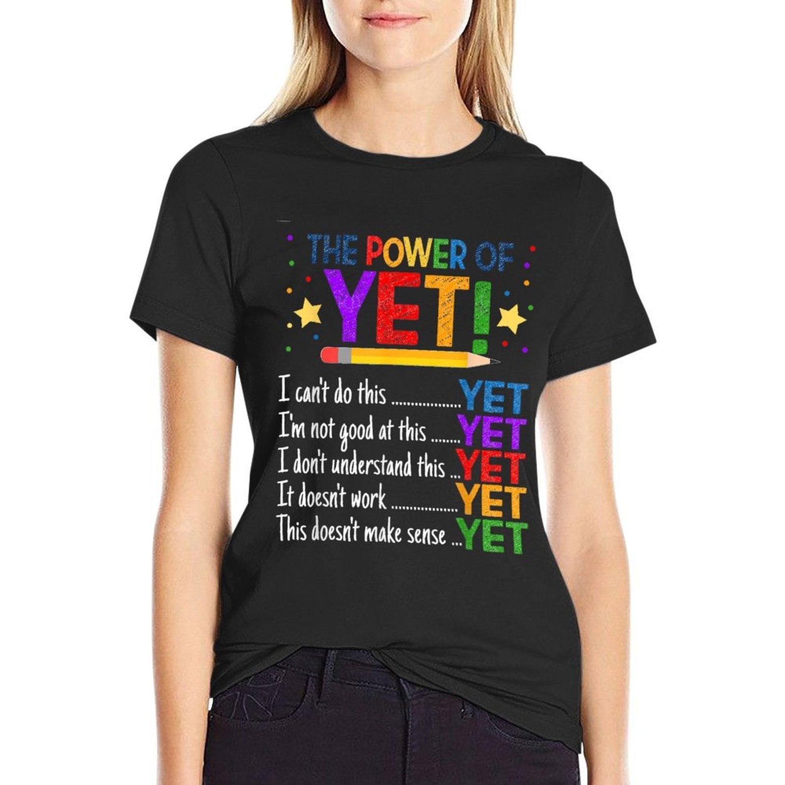 Growth Mindset Teacher Kindness Power Of Yet Inspirational  Quick-drying T-Shirt