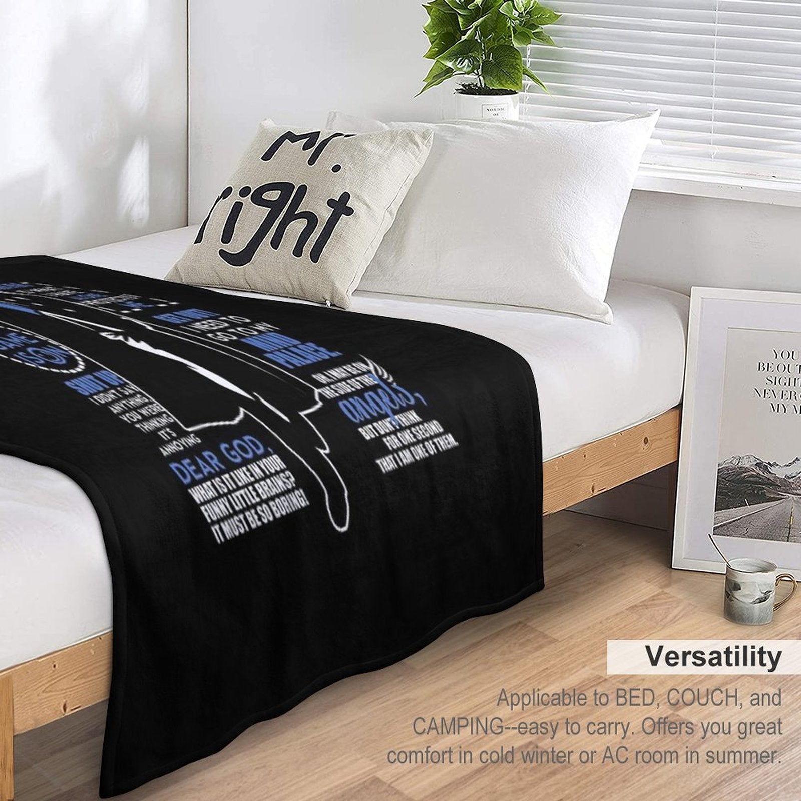 Quotes. V2.0 Multi-functional Throw Blanket