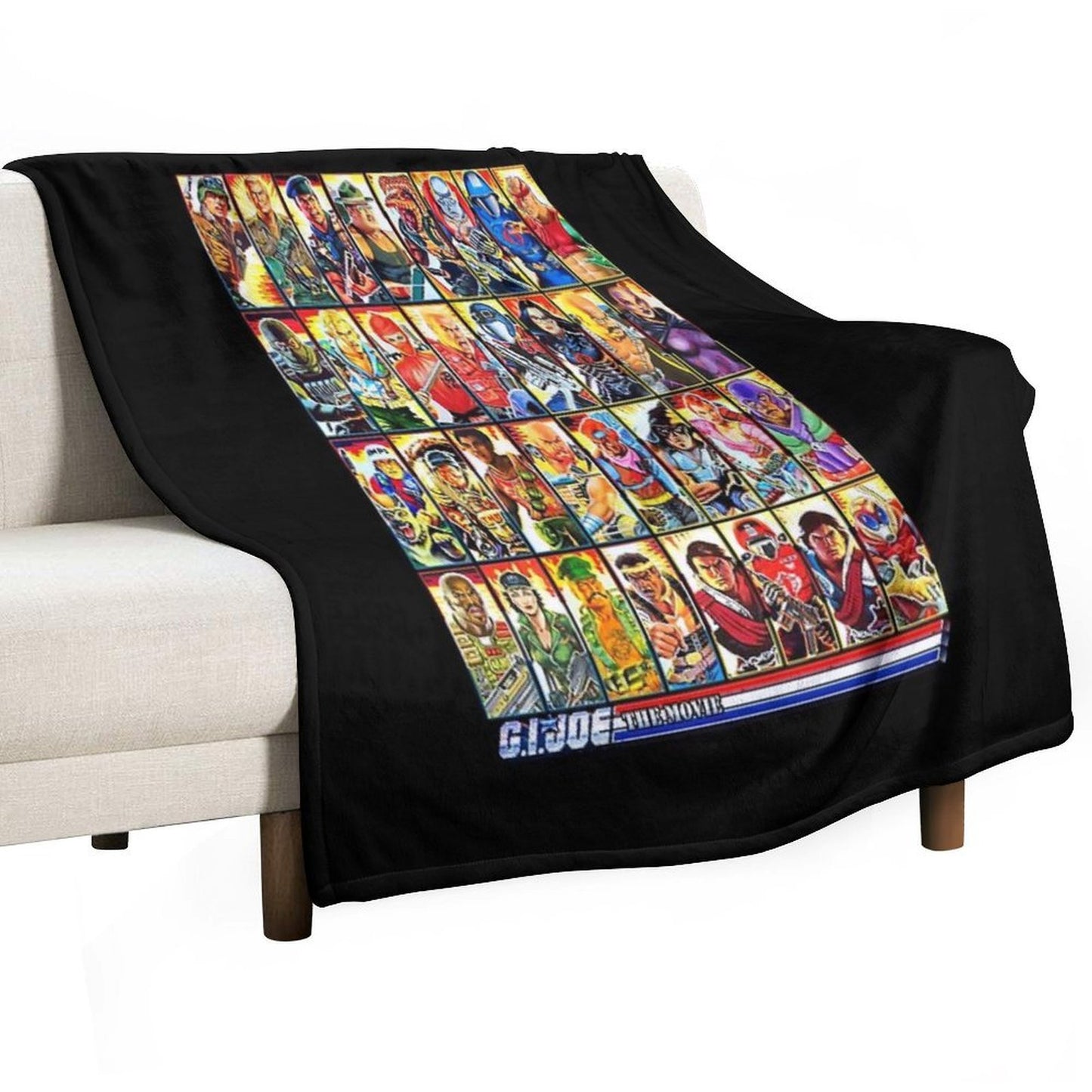 G.I. Joe in The 80s! Movie Edition! Travel-friendly Throw Blanket