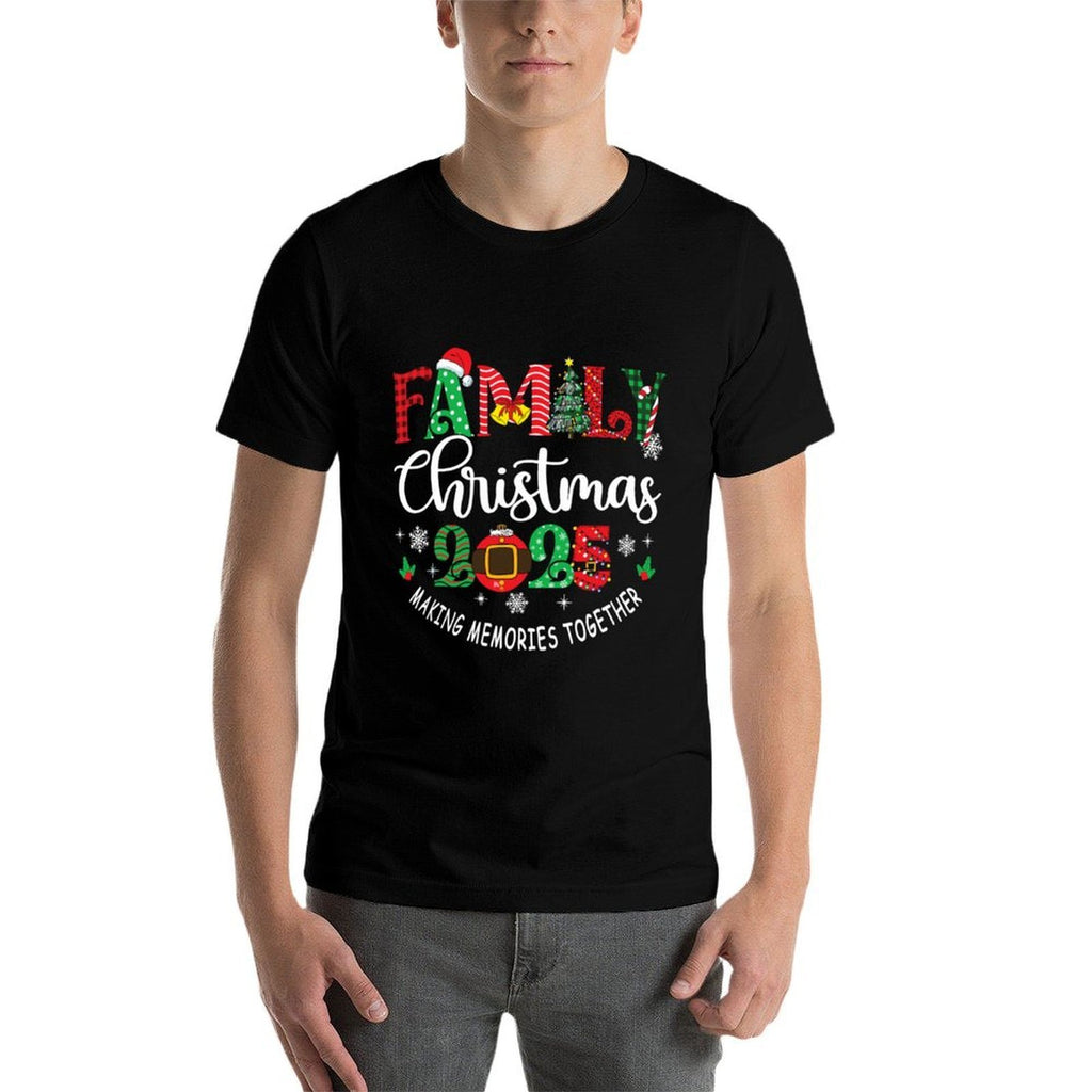 Family Christmas 2025 Matching Outfit Xmas Squad Santa Group Comfortable T-Shirt