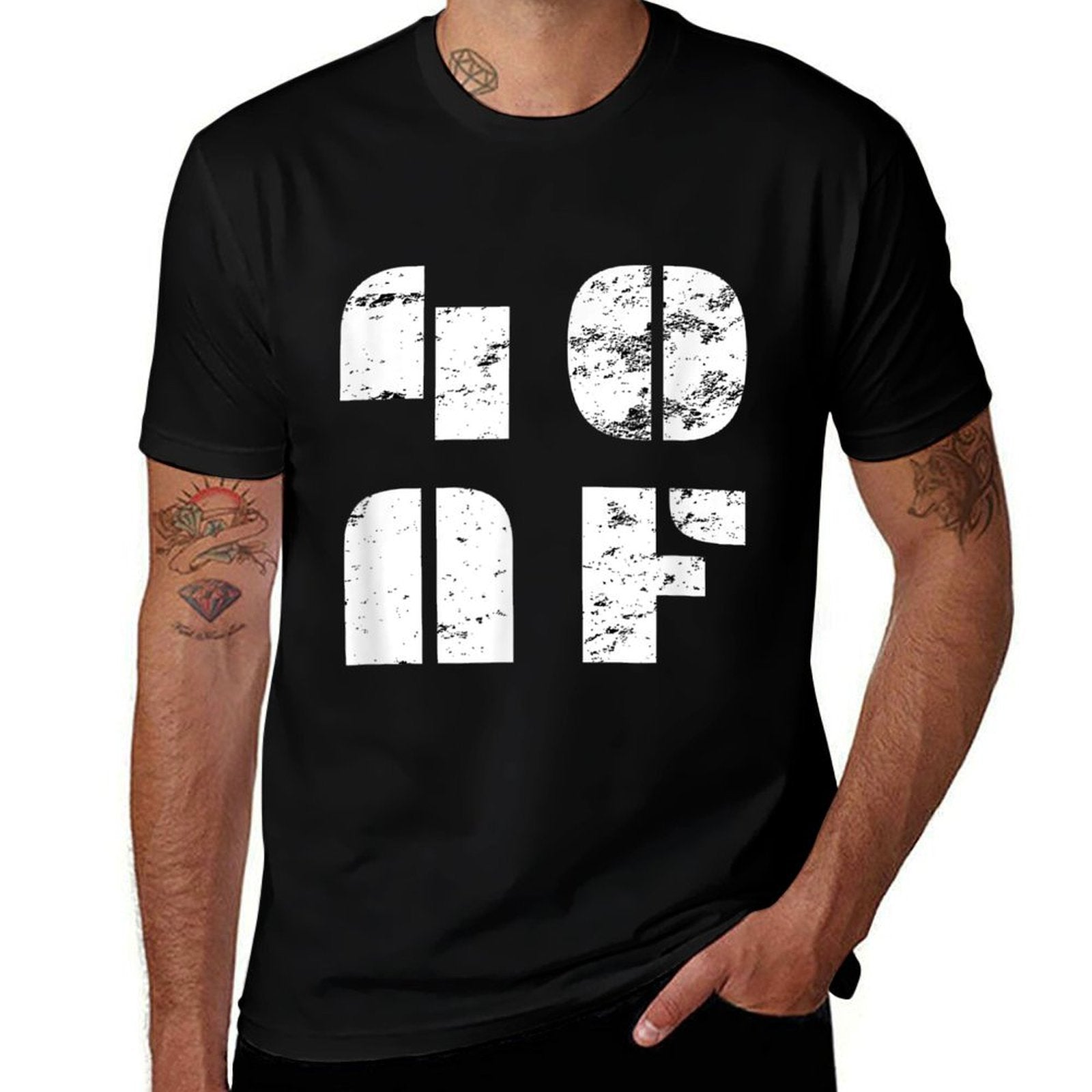 40 AF - Forty AF - 40th Birthday T  Vintage-inspired T-Shirt