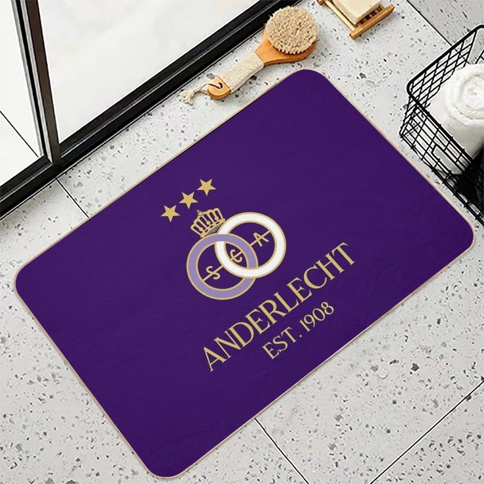 Anderlecht Gold  Long-Lasting Bath Mat