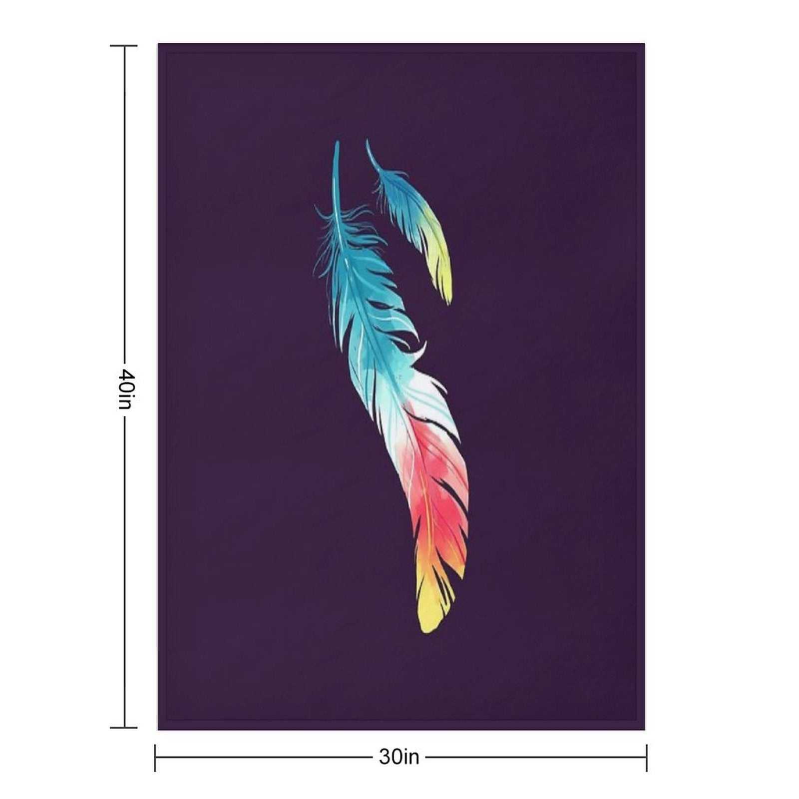 Feather Premium Throw Blanket
