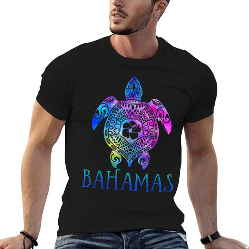 Bahamas Caribe Tie Dye Sea Turtle Vacation 2022  Quick-drying T-Shirt