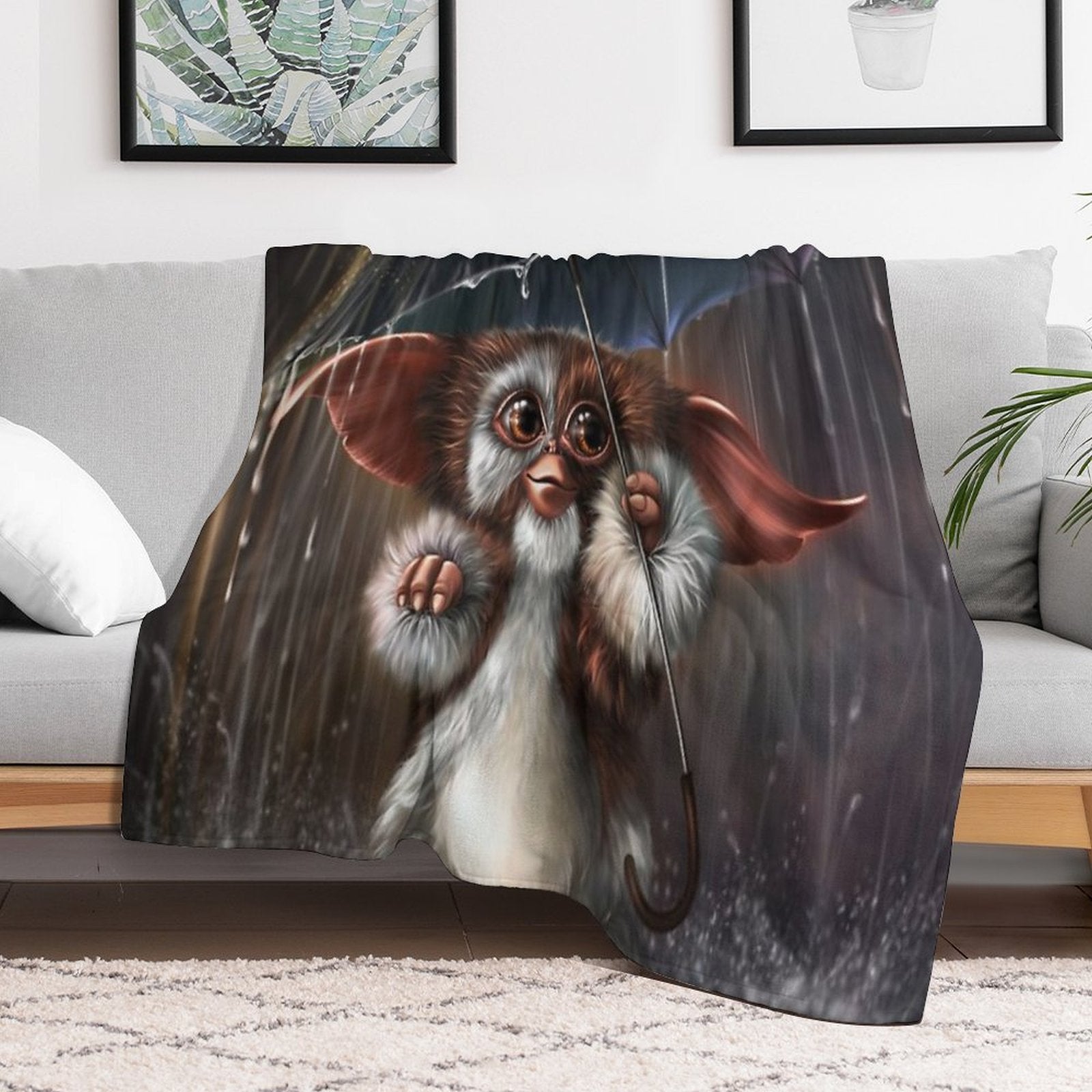 Cute Gizmo Gremlins Compact Throw Blanket