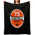 Sheffield Steelers Ice Hockey Cog - 75 Dowd Velvety-soft Throw Blanket