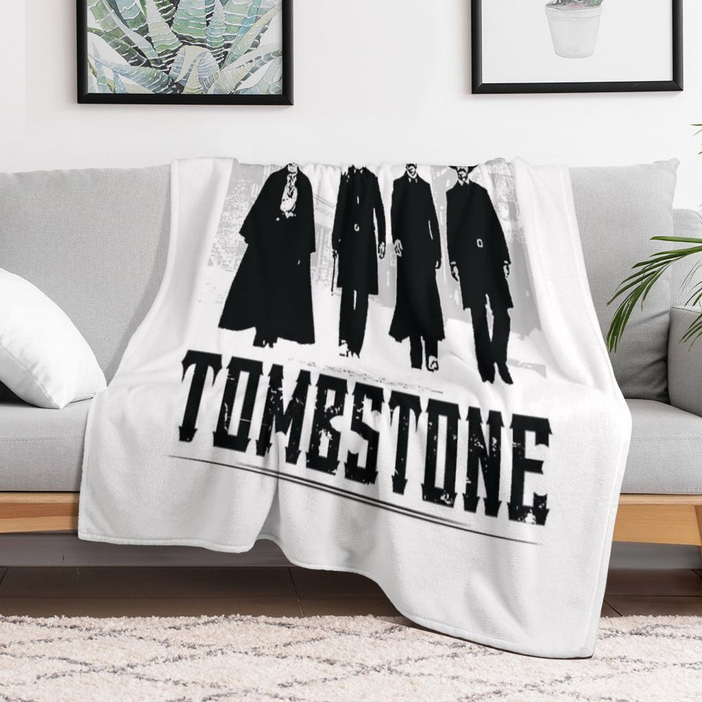 MOVIES TOMBSTONE BLACK Anti-pilling Throw Blanket