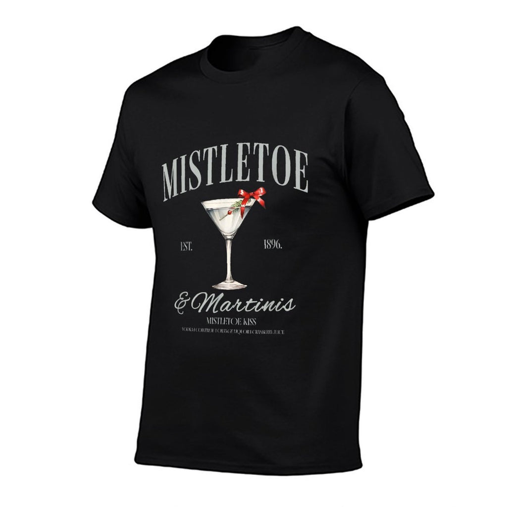 Mistletoe And Martinis Cocktail Christmas Espresso Martini  Stretchy T-Shirt