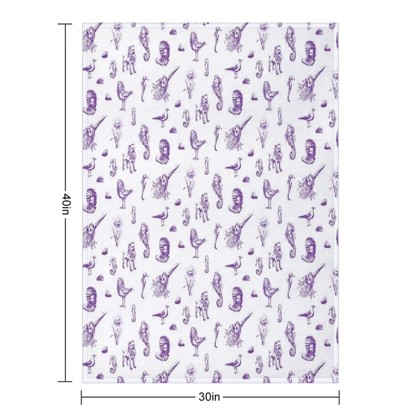 Rent-Free Blackbeard Sketches - Purple Lightweight Throw Blanket