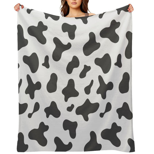 Kawaii Cow Pattern Lightweight Throw Blanket