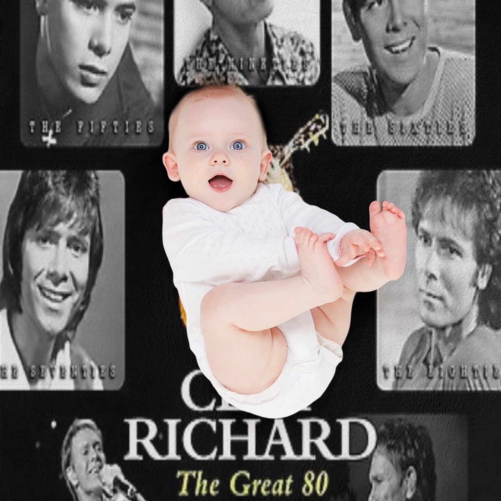 Best Clear Design of American Legend Singer Songwriter  Actor Cliff Richard Comfort Throw Blanket