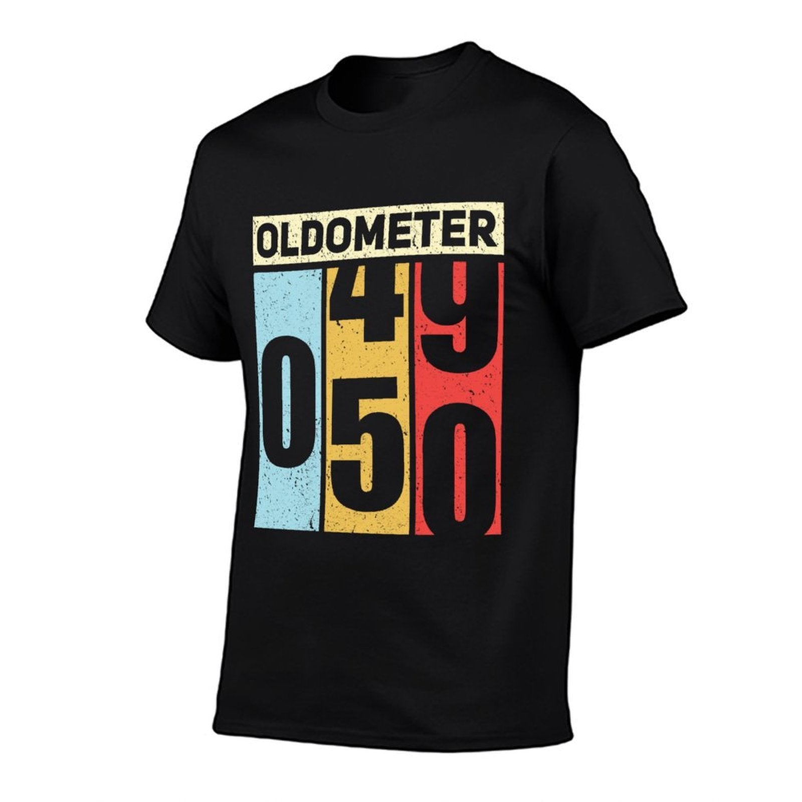 Oldometer 49-50 Funny 50th Birthday Odometer Gift Oldometer  Lightweight T-Shirt