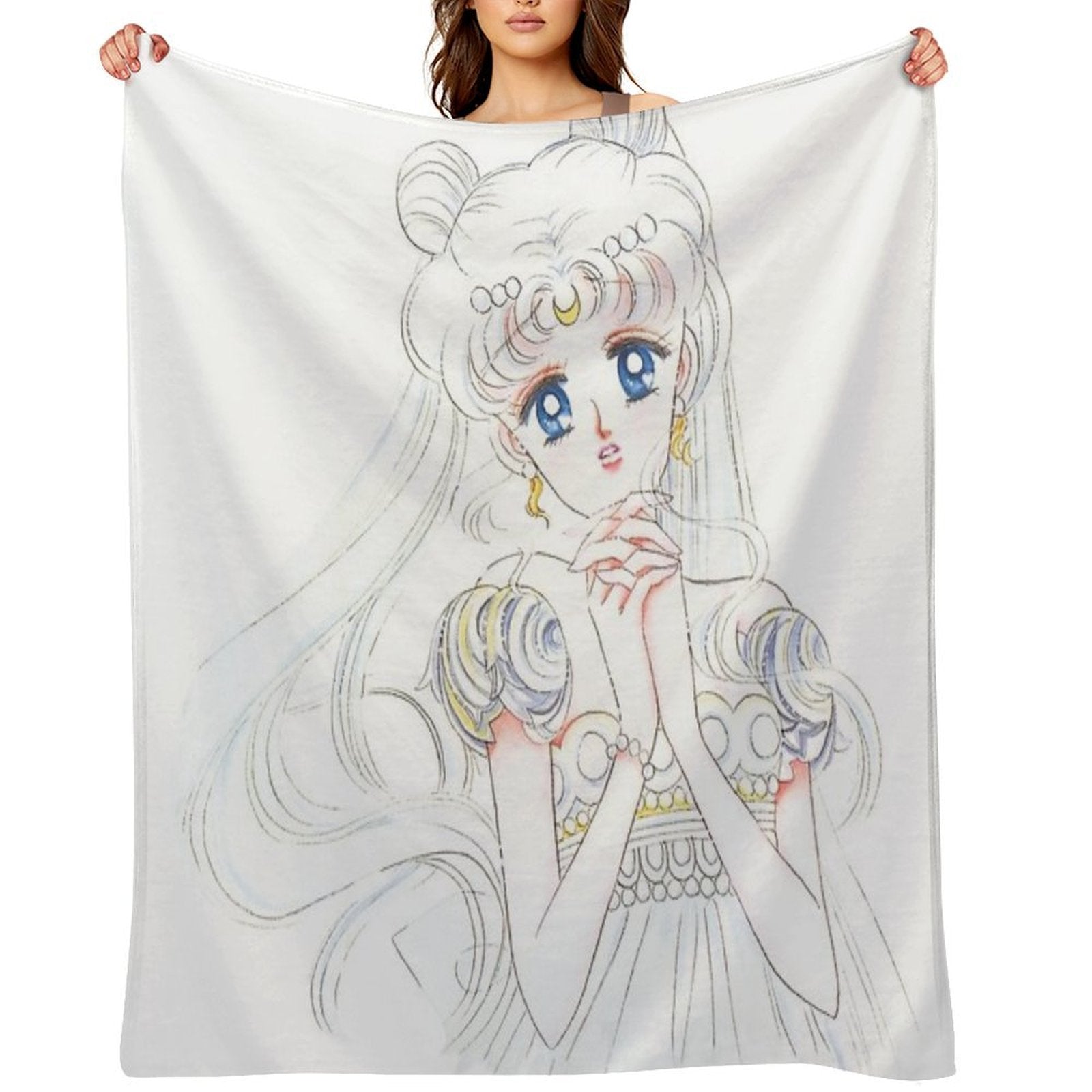 Princess Serenity Compact Throw Blanket