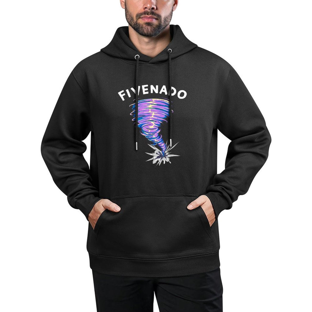 Fivenado 5th Birthday 5 Year Old Tornado Birthday Casual Wear Hoodie
