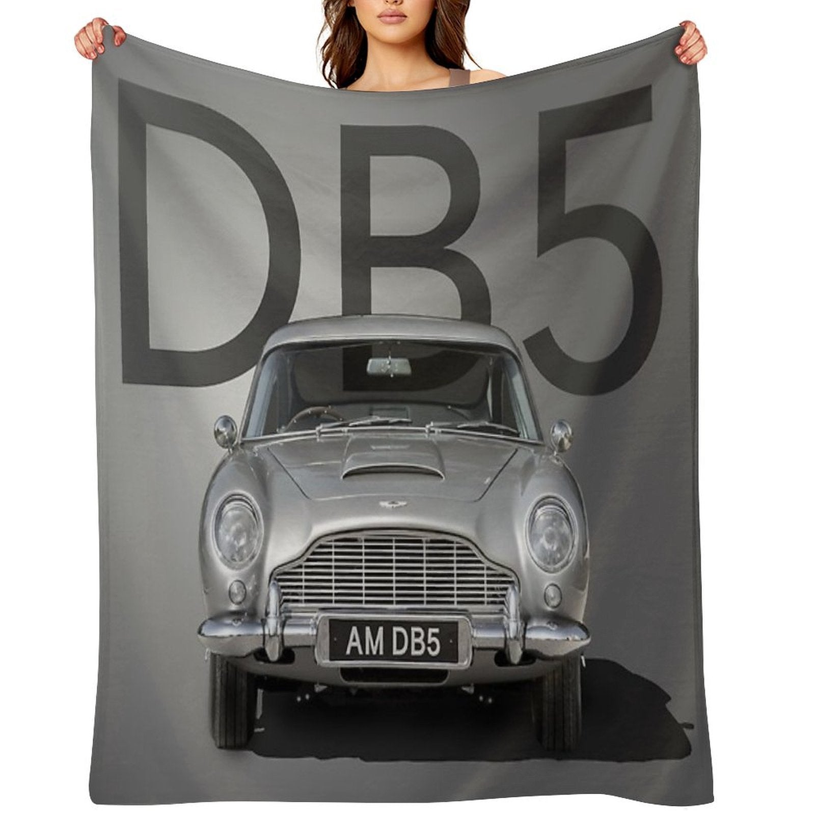 Aston Martin DB5 Lightweight Throw Blanket