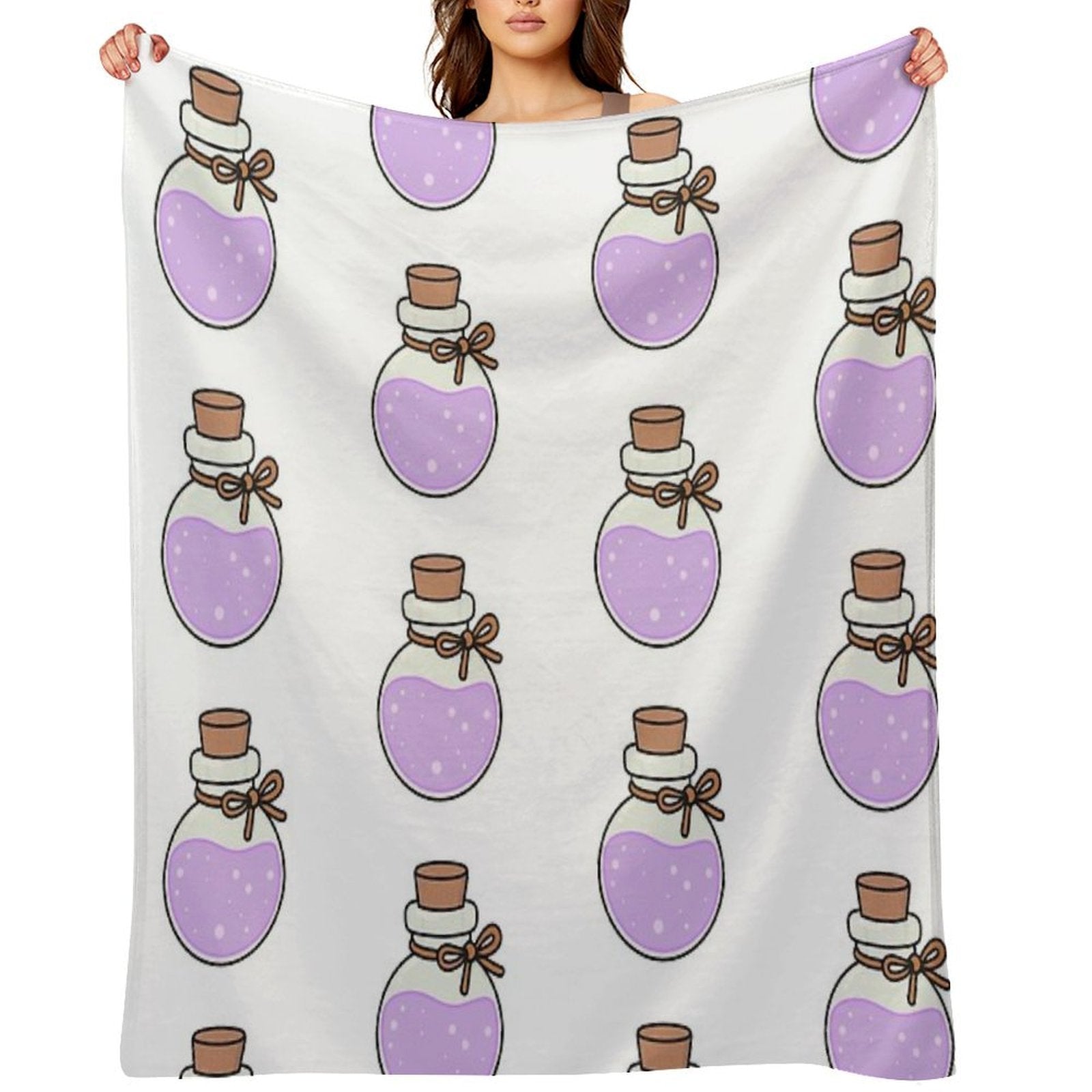 Lavender Potion Durable Throw Blanket