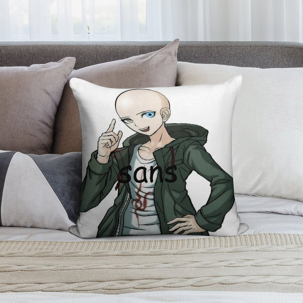 Komaeda Sans Soft Warmth Comfort Throw Pillow