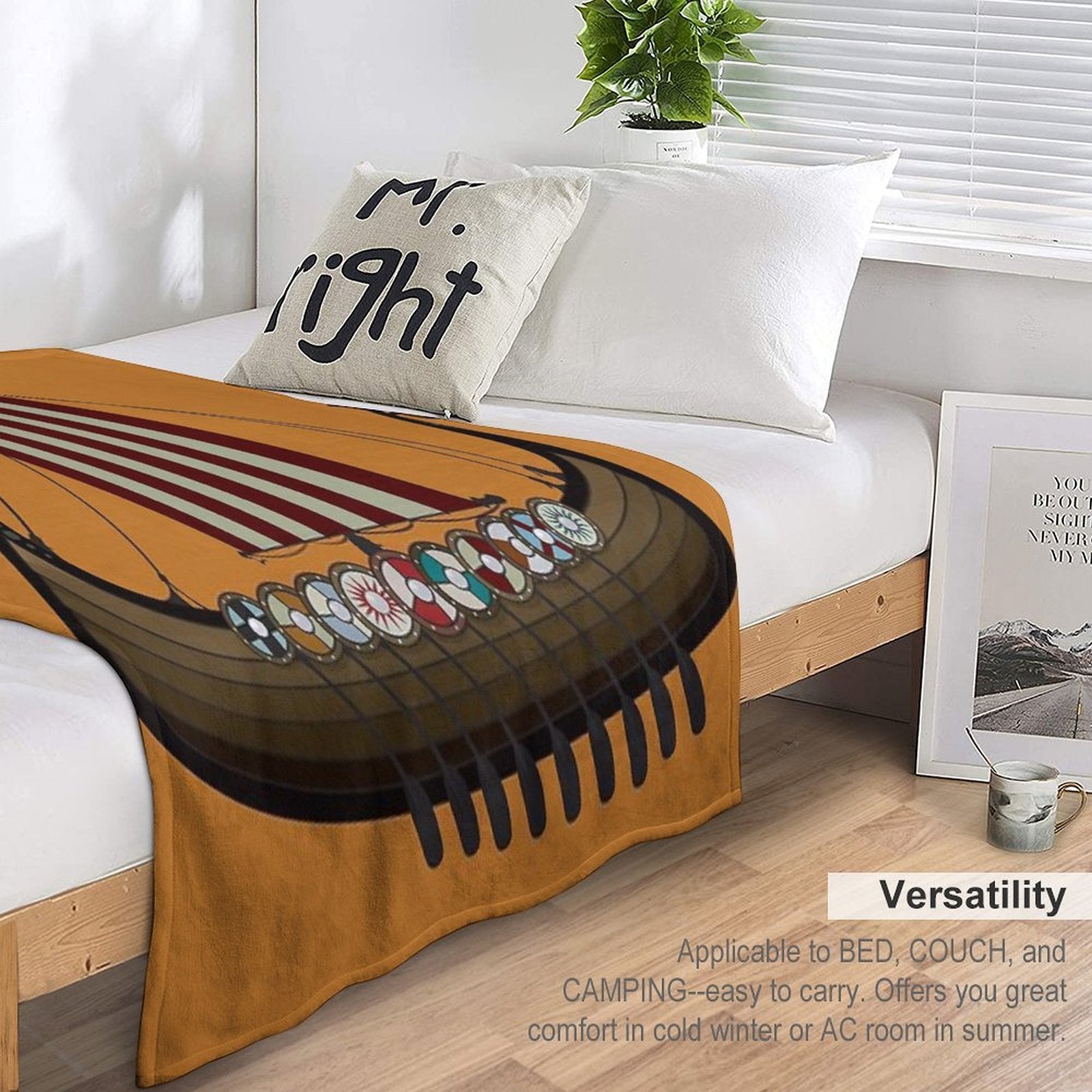 Vikings Comfort Throw Blanket