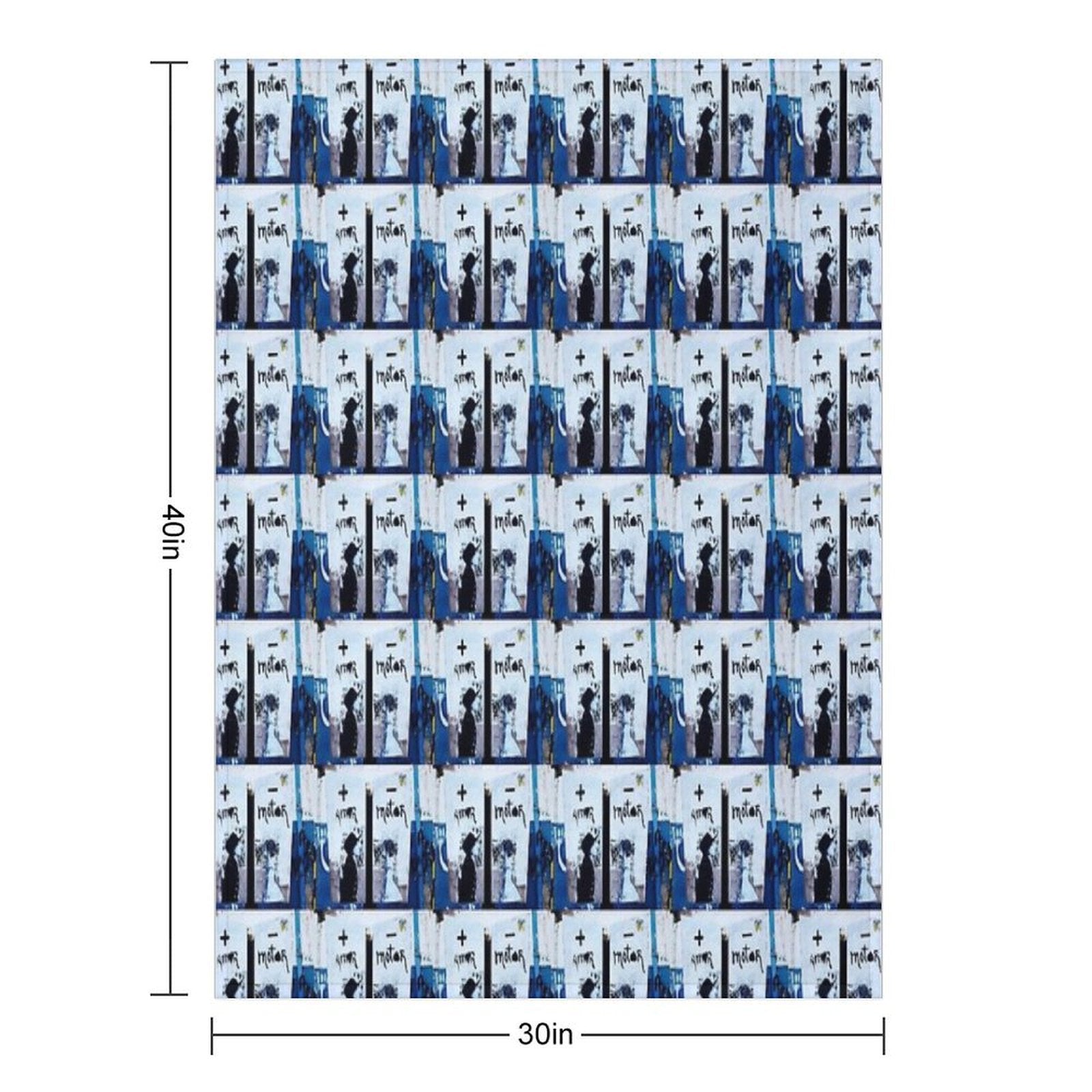 + Love - Engine Machine-washable Throw Blanket