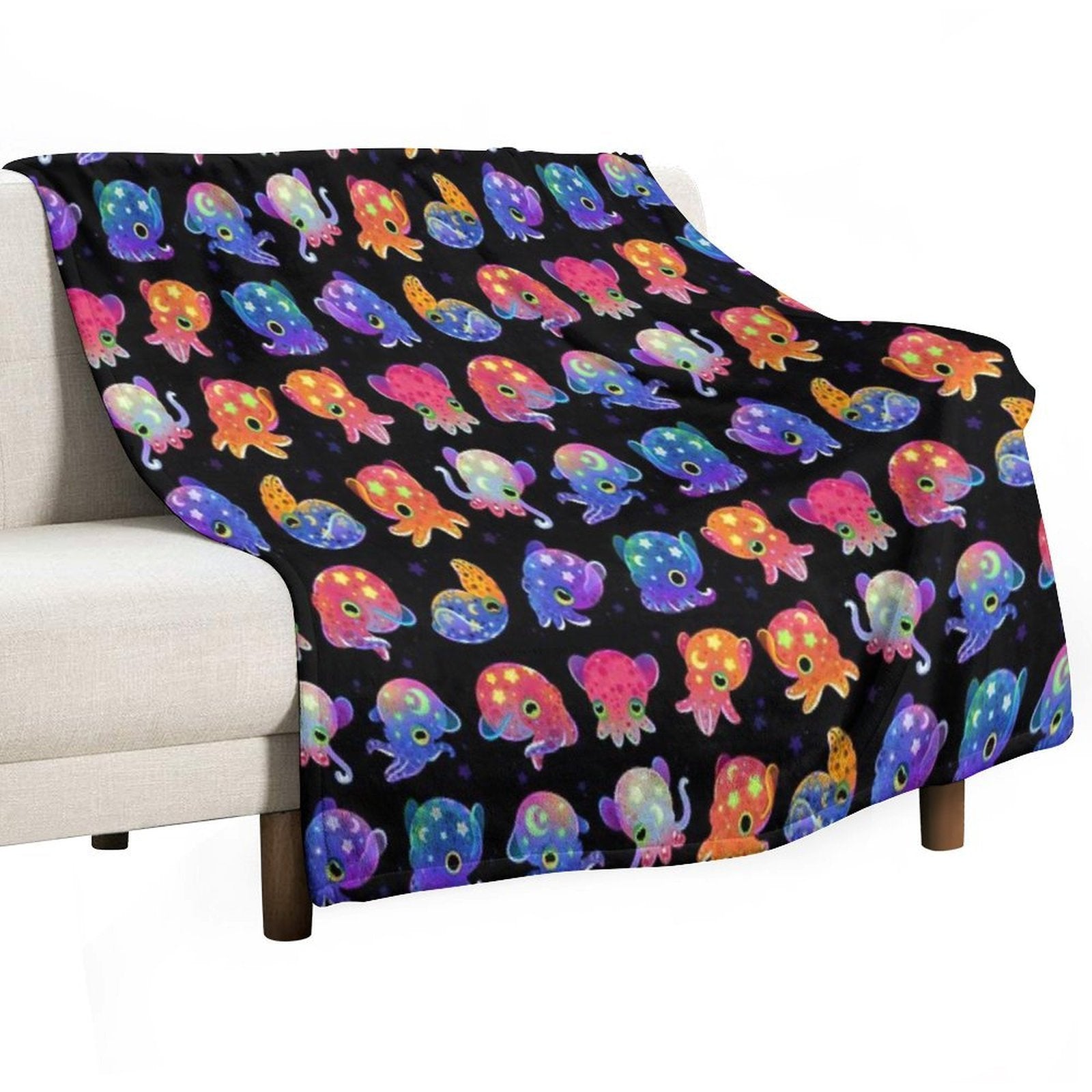 Bobtail Squid Gift-ready Throw Blanket