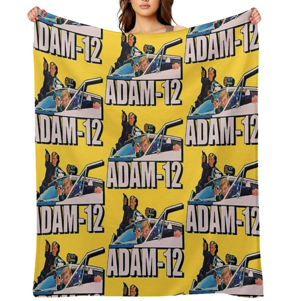 Retro One Adam 12 Tribute Quick-dry Throw Blanket