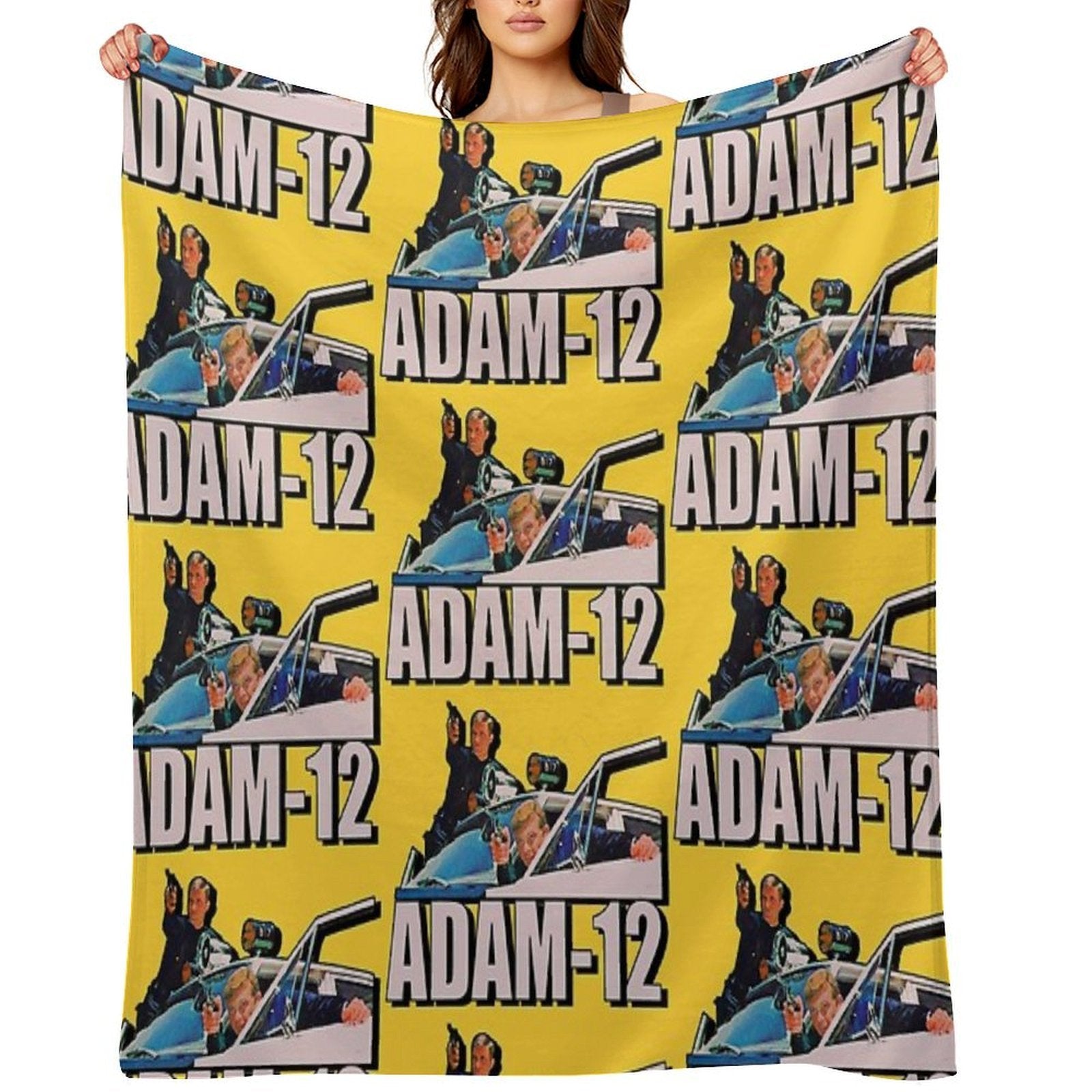 Retro One Adam 12 Tribute Quick-dry Throw Blanket