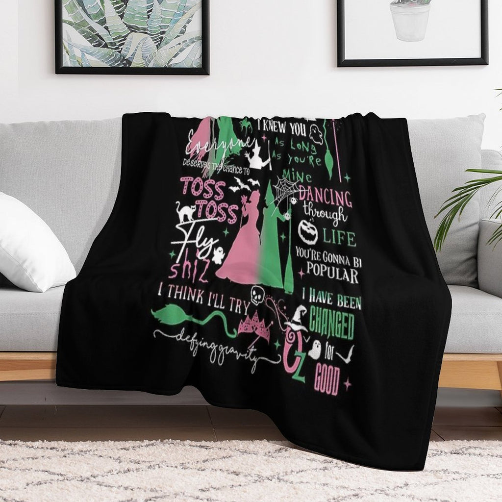 Changed For Good, Wicked Defy Gravity Premium Throw Blanket