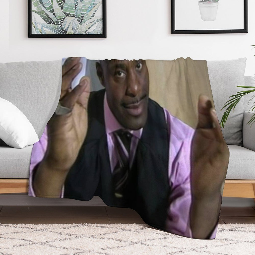 Alan Johnson Peep Show Easy Care Throw Blanket