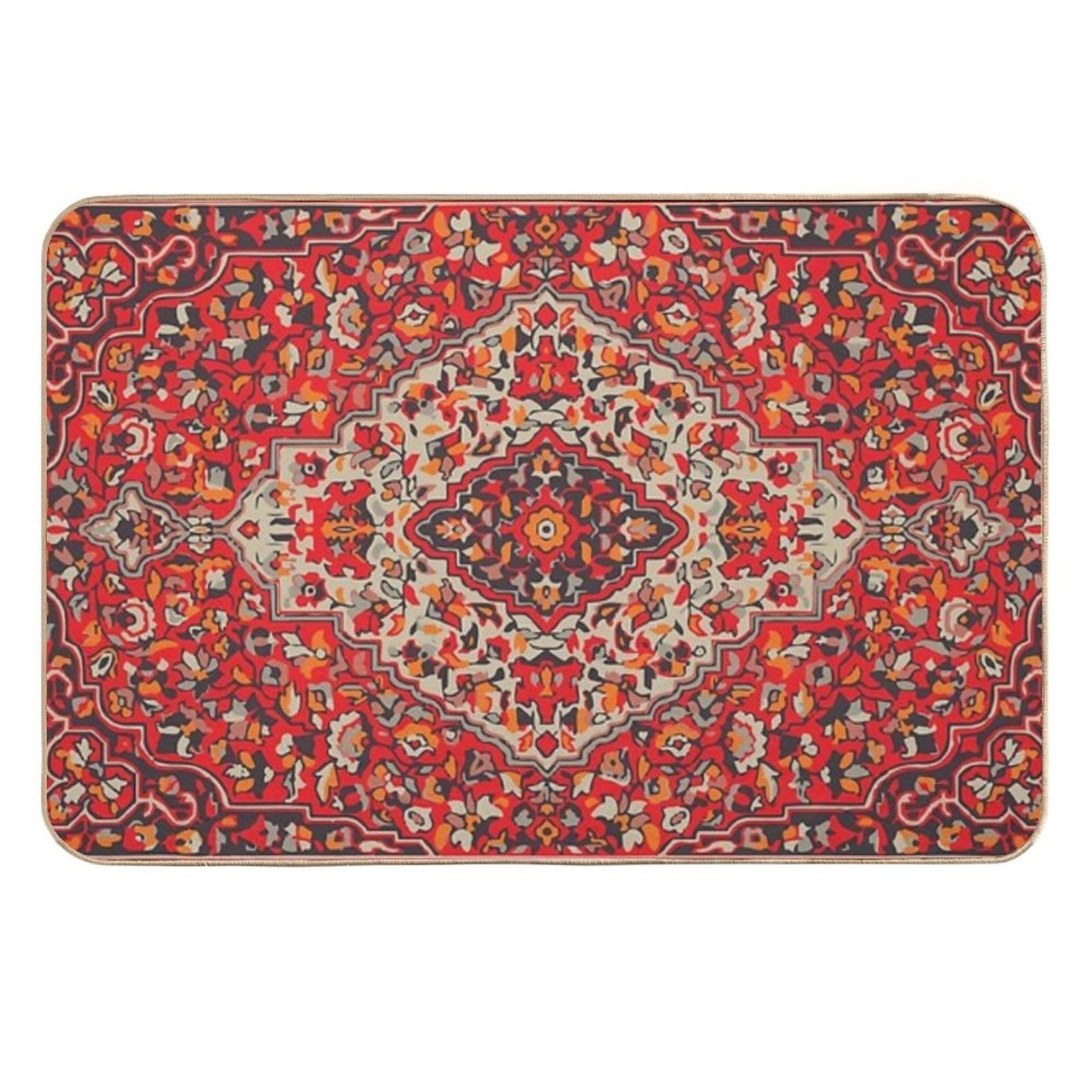 Persian Oriental Rug  Rapid-Drying Bath Mat