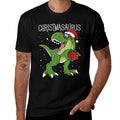 Boys Christmasaurus Christmas Dinosaur Dino Family Matching  Polyester Blend T-Shirt
