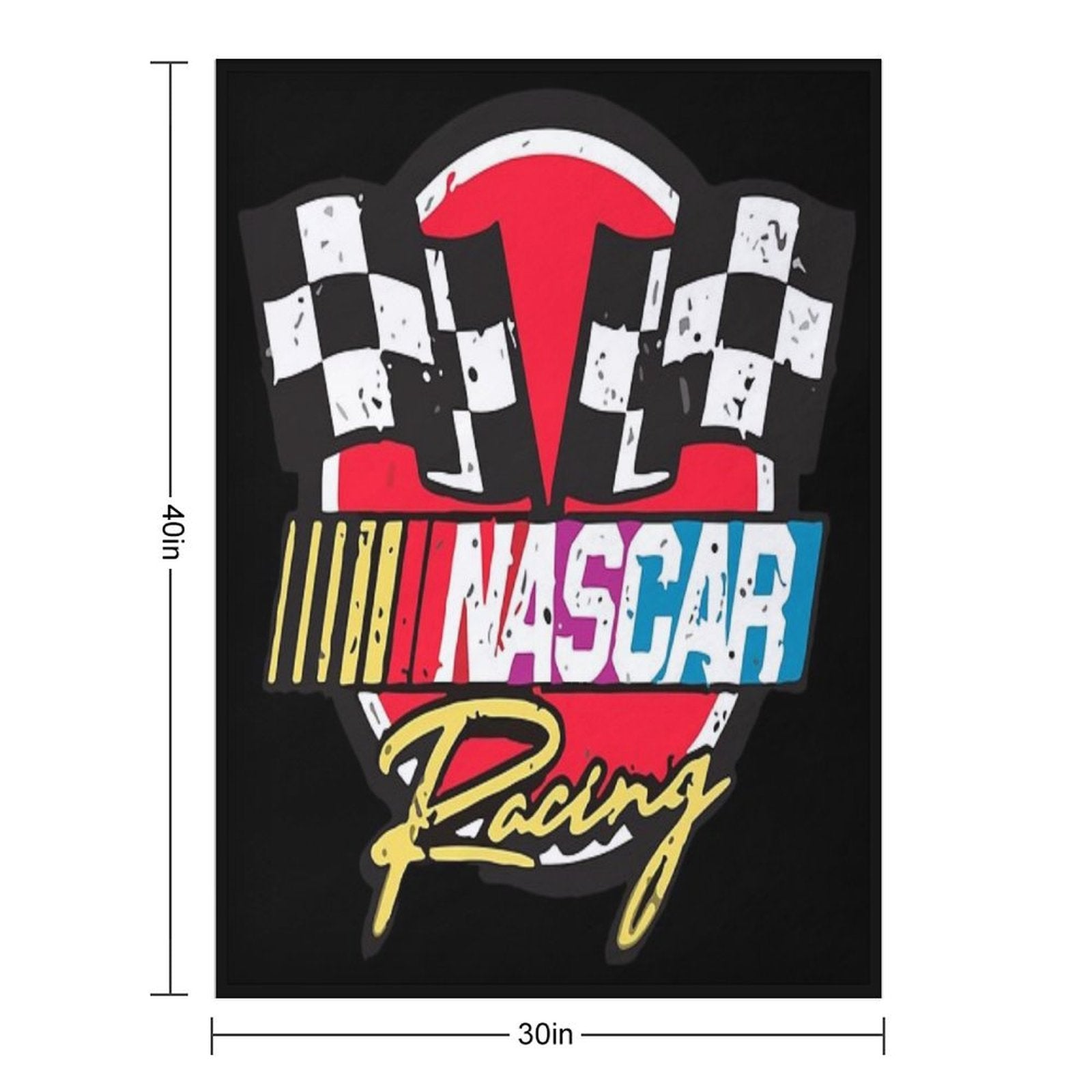 Nascar Wrinkle-free Throw Blanket