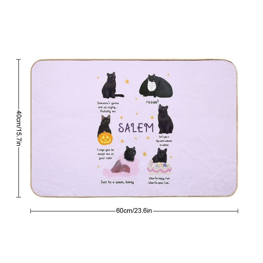 Salem  Easy To Clean Bath Mat