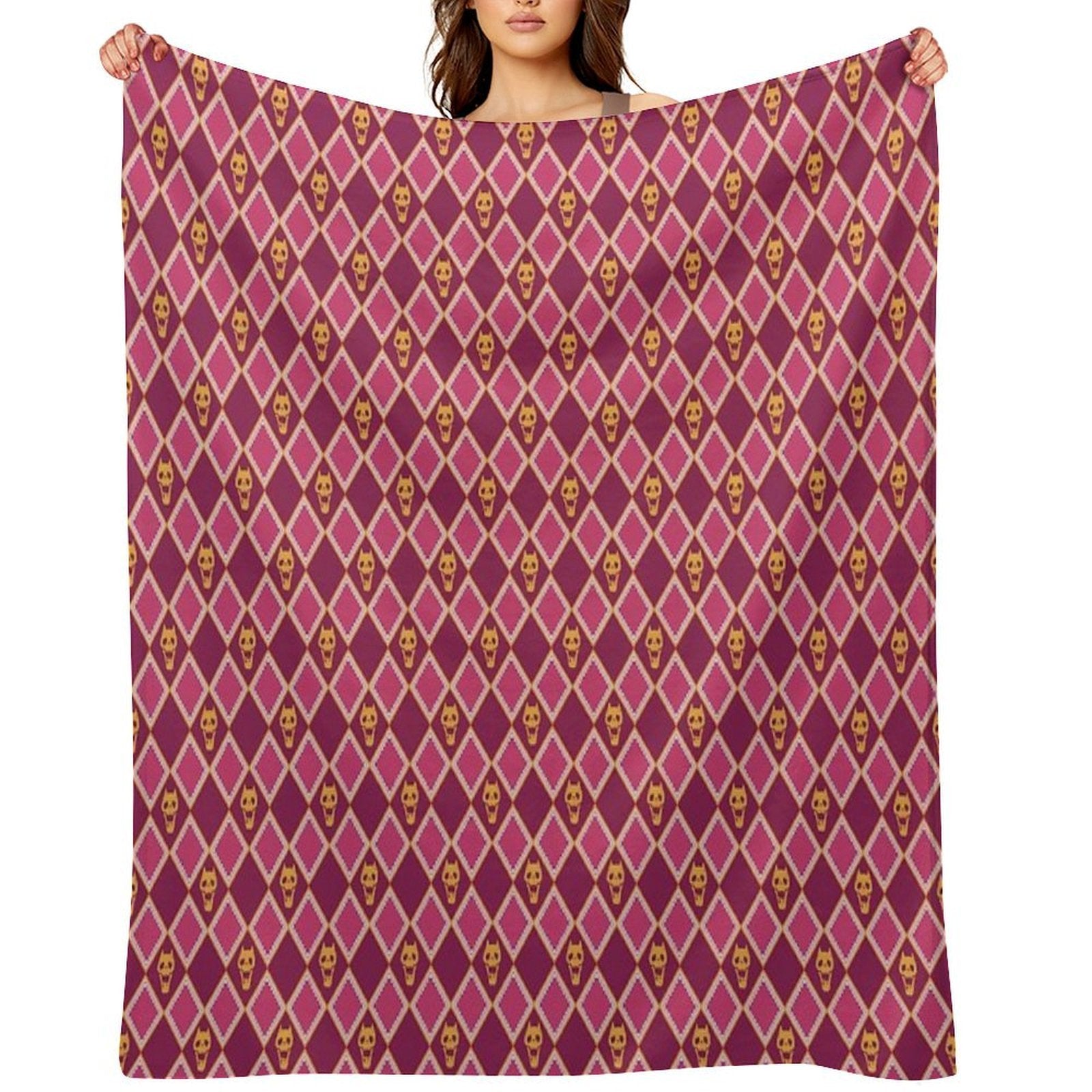 Kira's Pattern - Lesbian Pride Machine-washable Throw Blanket