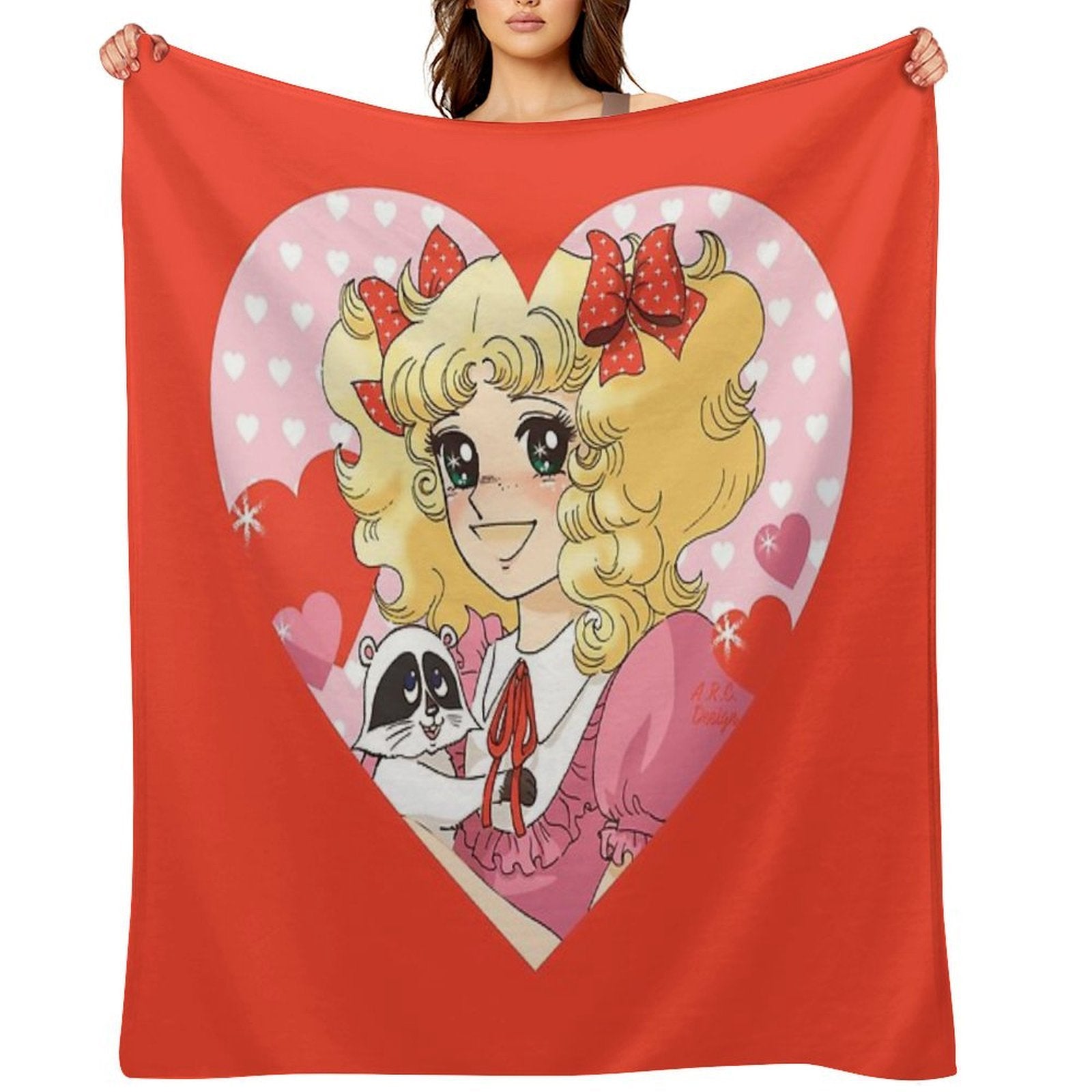 Candy Candy Travel-friendly Throw Blanket