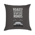 Back to The Future - Roads Soft Gift Ready Throw Pillow