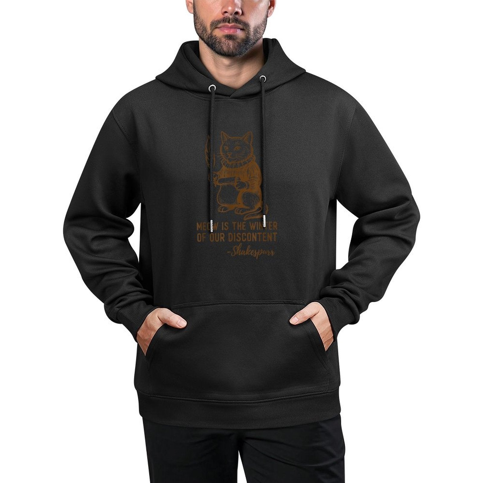 Funny Shakespeare Quote Cat Shakespurr Moisture-Wicking Hoodie