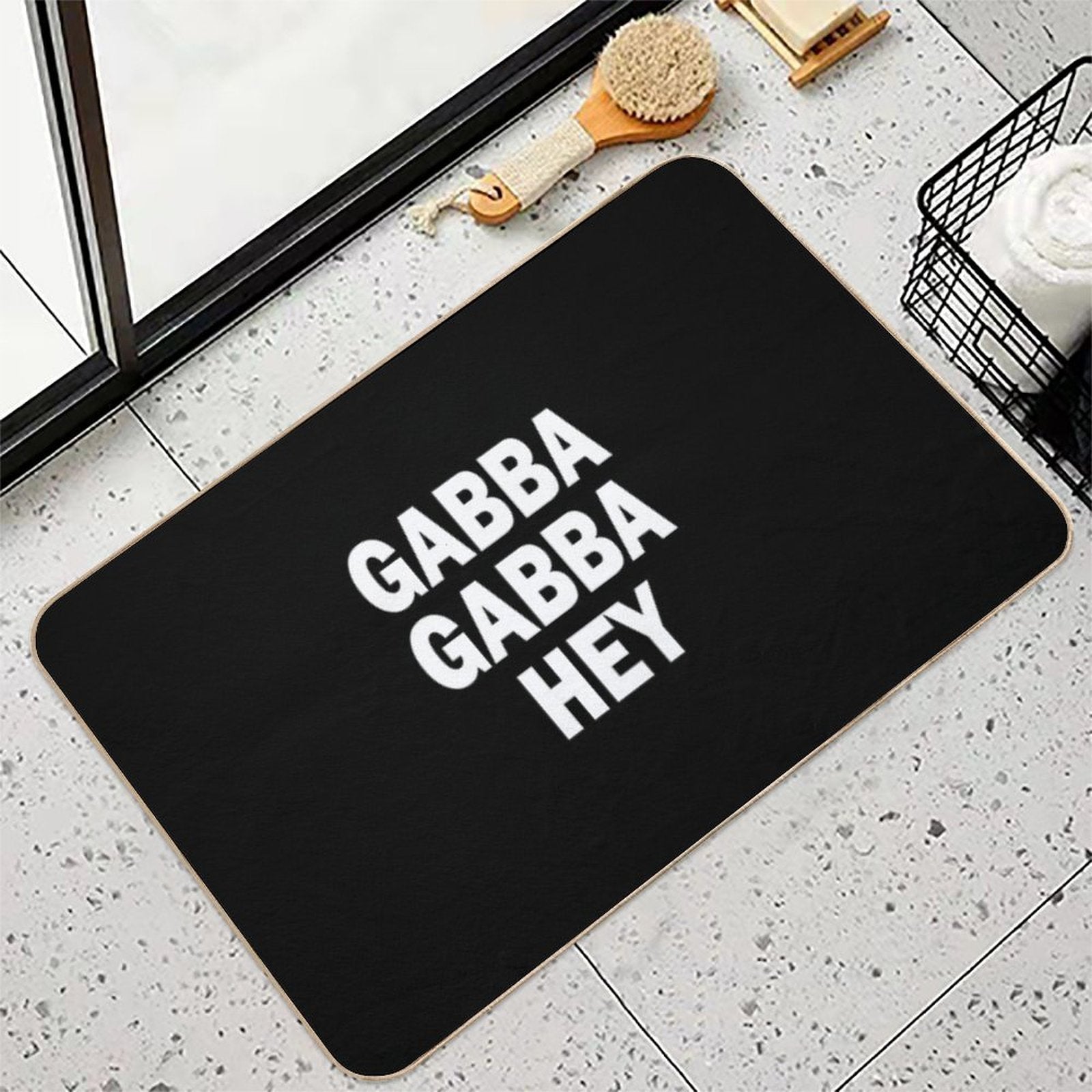 The Ramones - GABBA GABBA HEY  Slip-Resistant Bath Mat