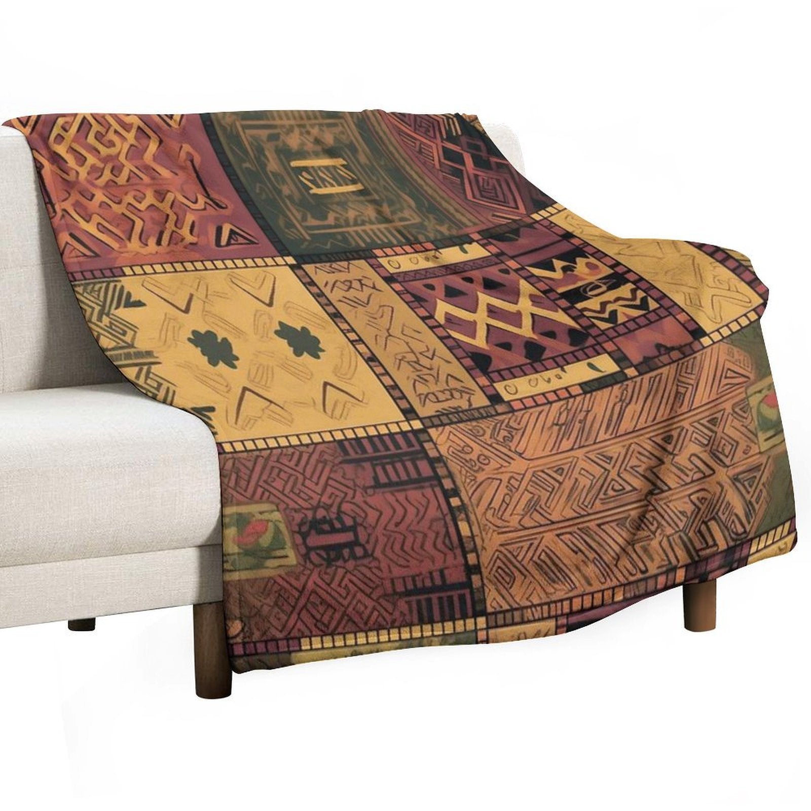 Ethnic Pattern. Geometry. Comfort Throw Blanket