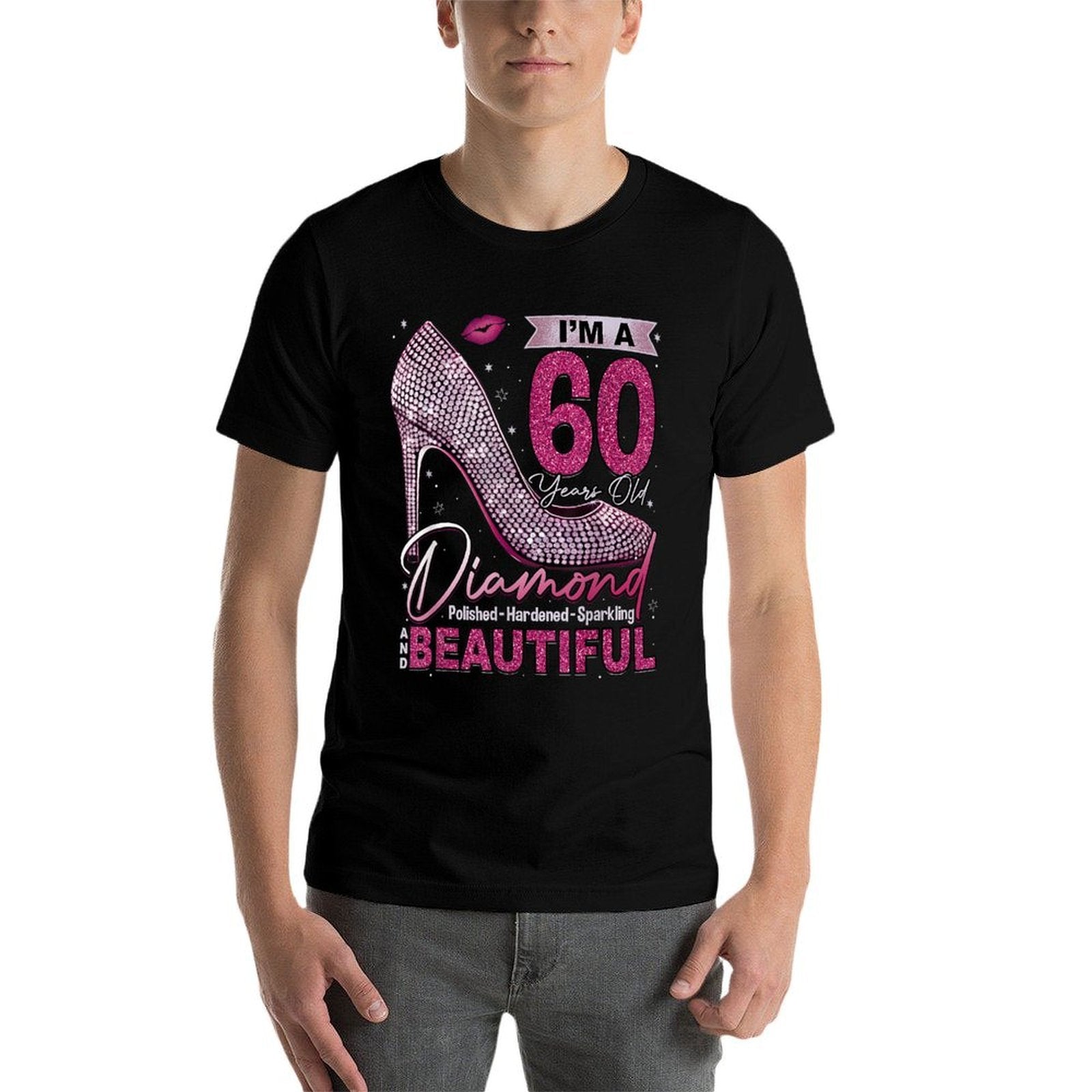 I'm A 60 Years Old Diamond, 60 And Fabulous 60th Birthday  Trendy Pattern T-Shirt