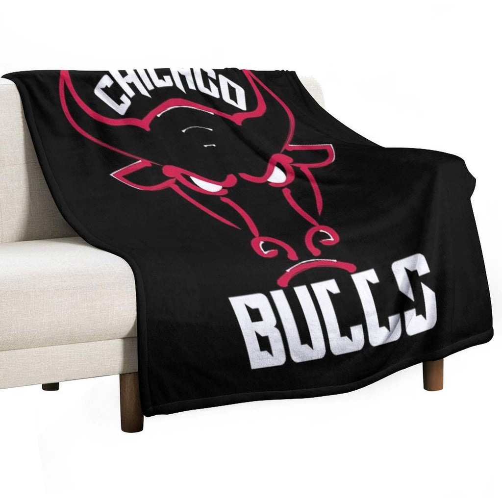 Chicago Bulls Plush Throw Blanket