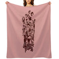 3 Times Stranger Machine-washable Throw Blanket