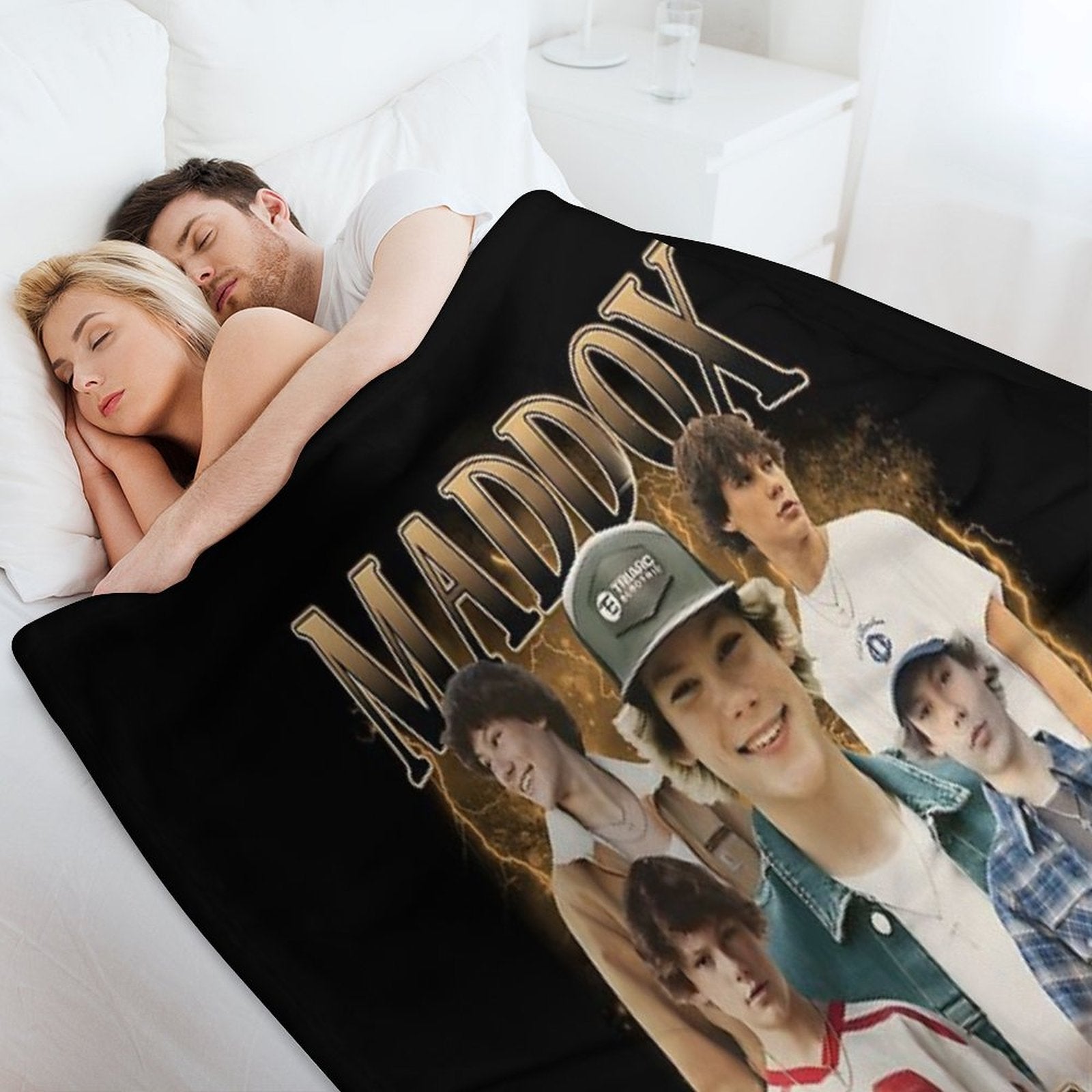 Maddox Batson Vintage 90s Pop Country Concert 2025 Tour Durable Throw Blanket